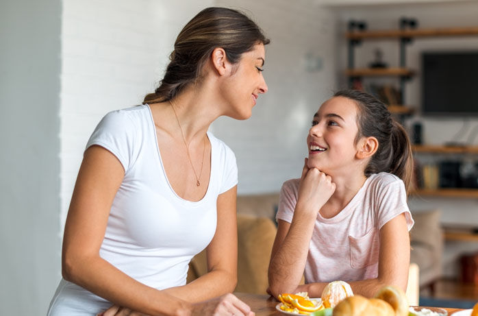 mother and daughter